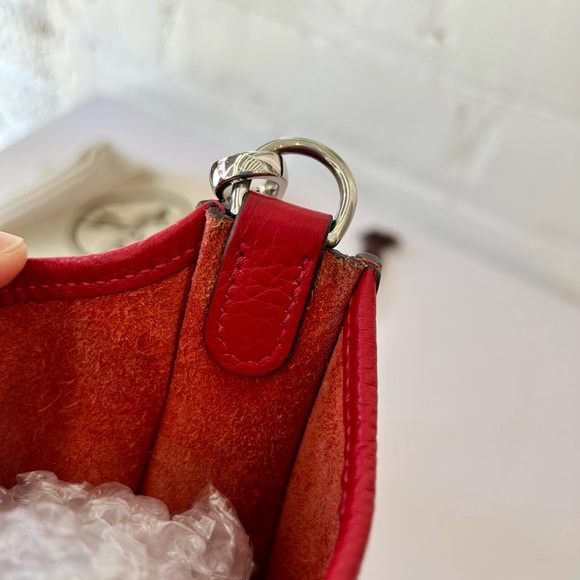 Hermes Evelyne TPM Rouge de Couer Taurillon Clemence - Picture 10 of 10